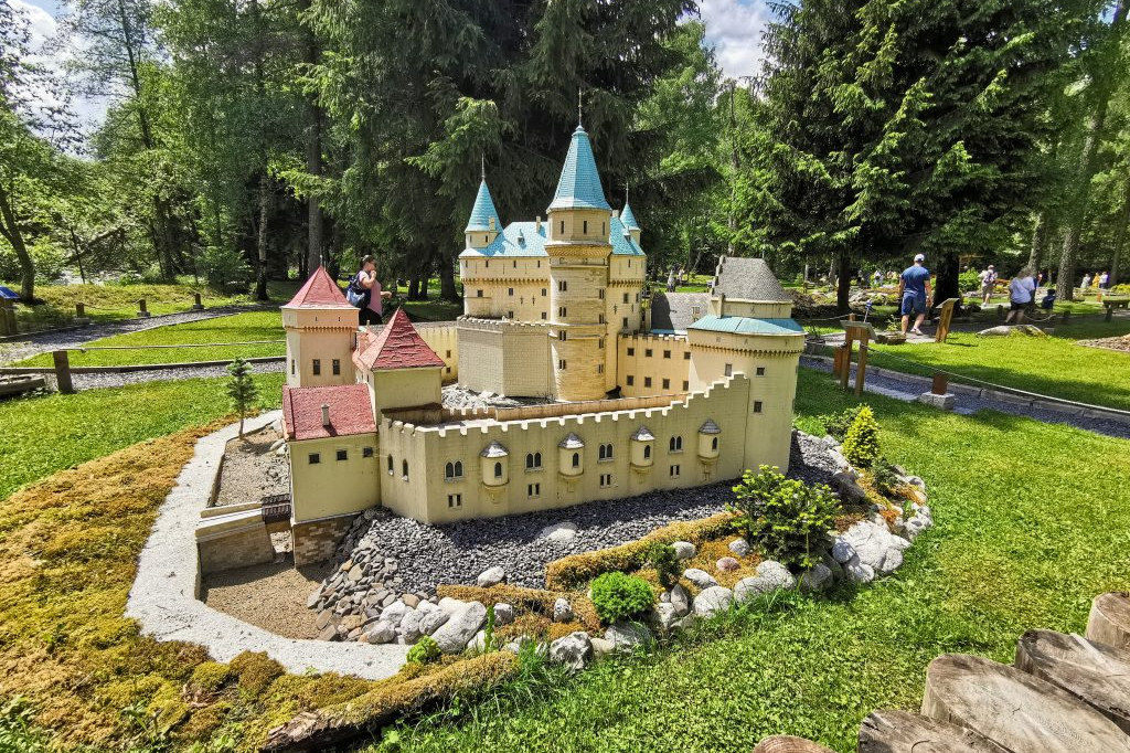 Miniatúra hradu v parku MiniSlovensko